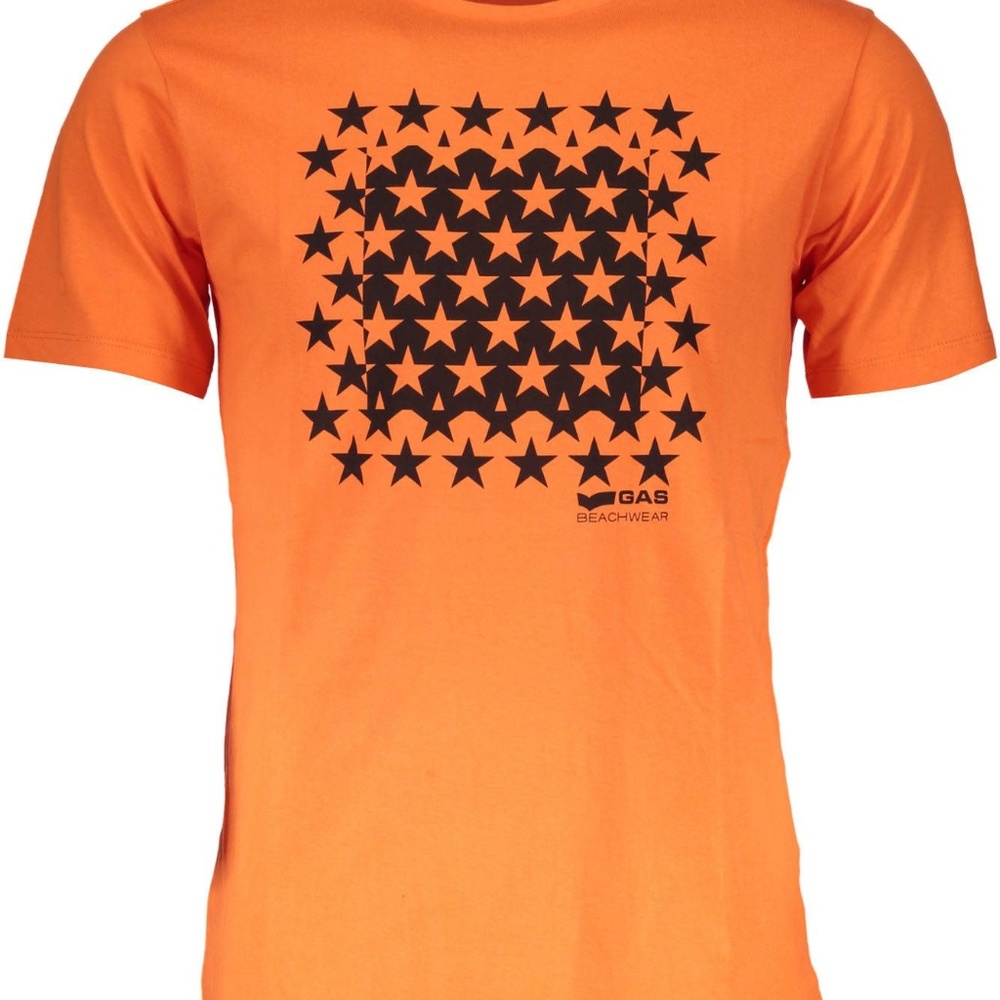 GAS SHORT SLEEVE T-SHIRT ORANGE